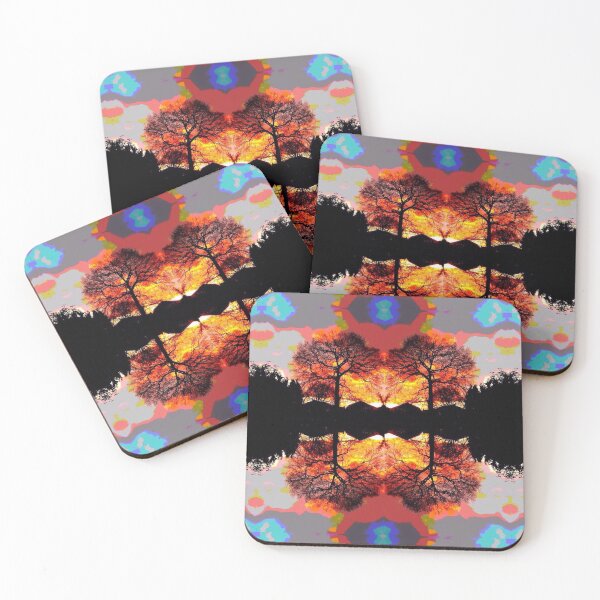 Item preview, Sunrise sunset tree landscape  reflection on lake photography  designed and sold by Julieford.