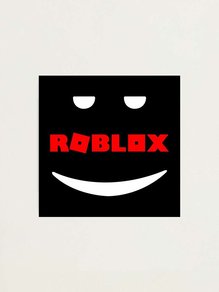 Roblox Red Chill Face Photographic Print By T Shirt Designs Redbubble - chill robux