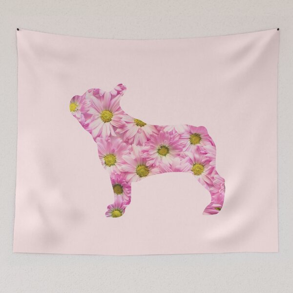 Item preview, Frenchie Flowers, Frenchie Mom, French Bulldog Flowers designed and sold by FunShirtDesigns.