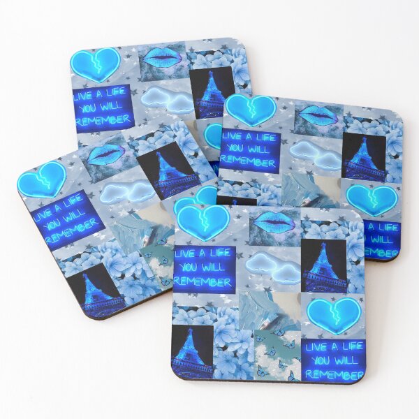 Item preview, Blue Aesthetic Mood Board designed and sold by katieroseartt.