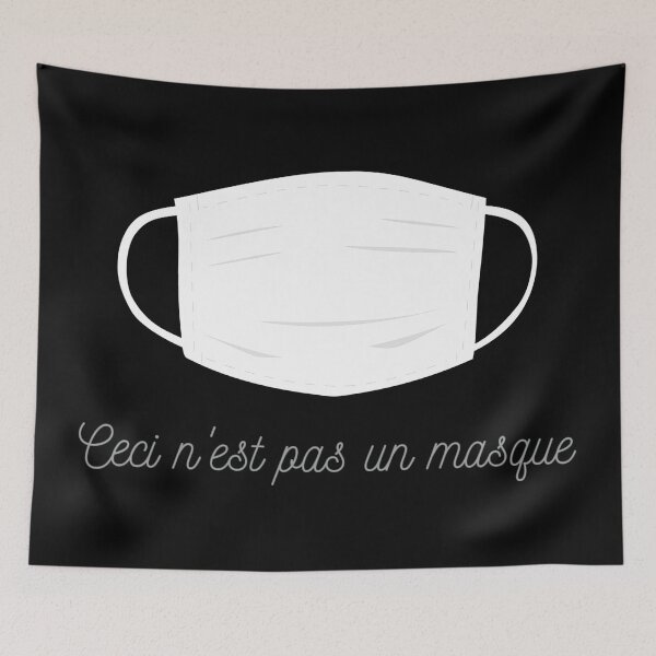 Item preview, ceci n'est pas un masque designed and sold by artjojo.