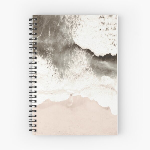 Item preview, Blue And White Ocean Sepia Toned Beach Seashore Waves designed and sold by IZiets.