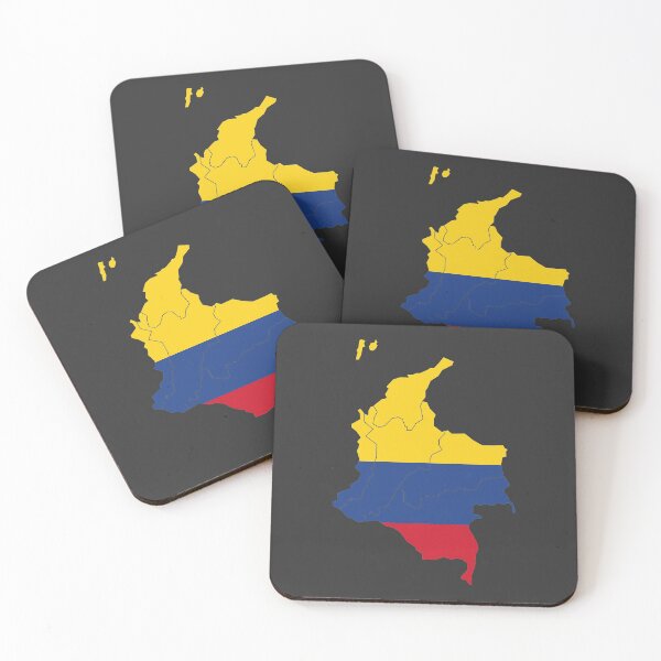 Item preview, Columbia Flag Map with regions designed and sold by Alo.