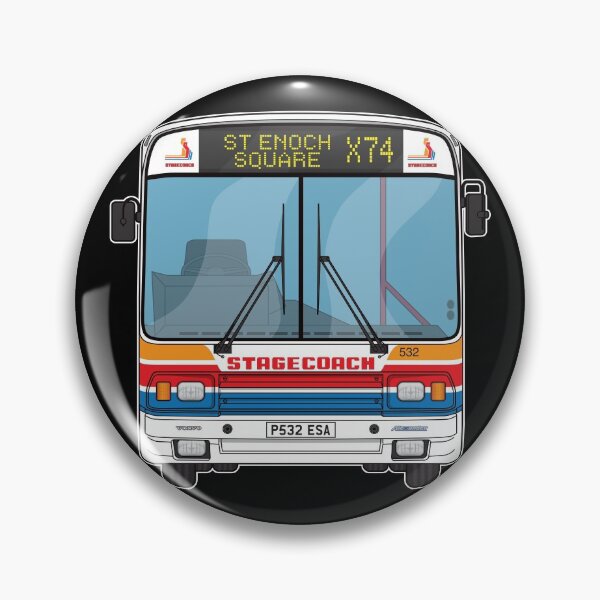 Item preview, Stagecoach Alexander PS P532ESA 532 St Enoch X74 Illustration designed and sold by BFXIII.