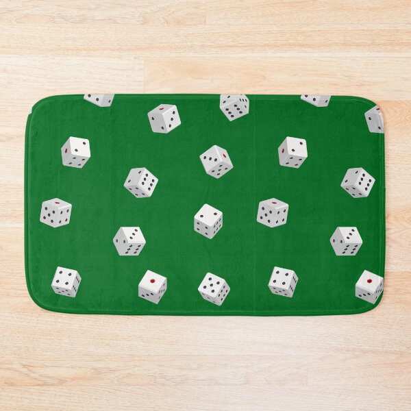 Item preview, Falling tabletop dice pattern green designed and sold by RaionKeiji.