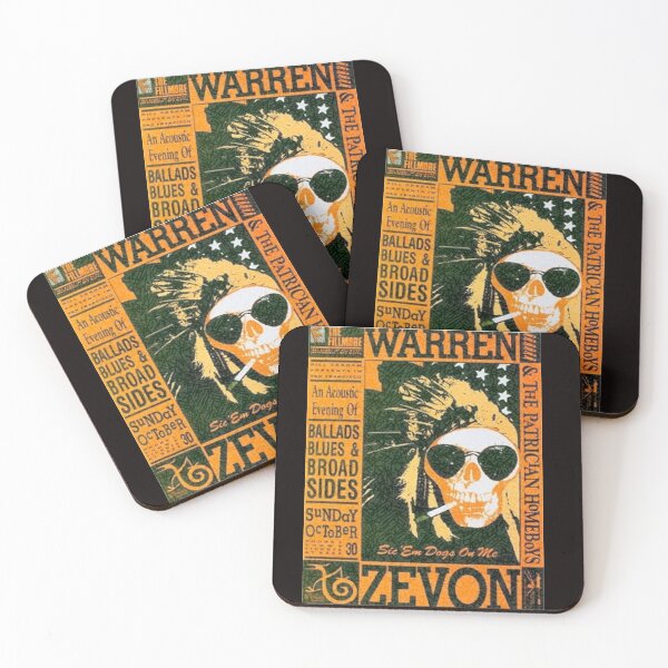 Item preview, Warren Zevon Vintage Concert Poster: Ballads, Blues & Broadsides designed and sold by robinhoodcomic.