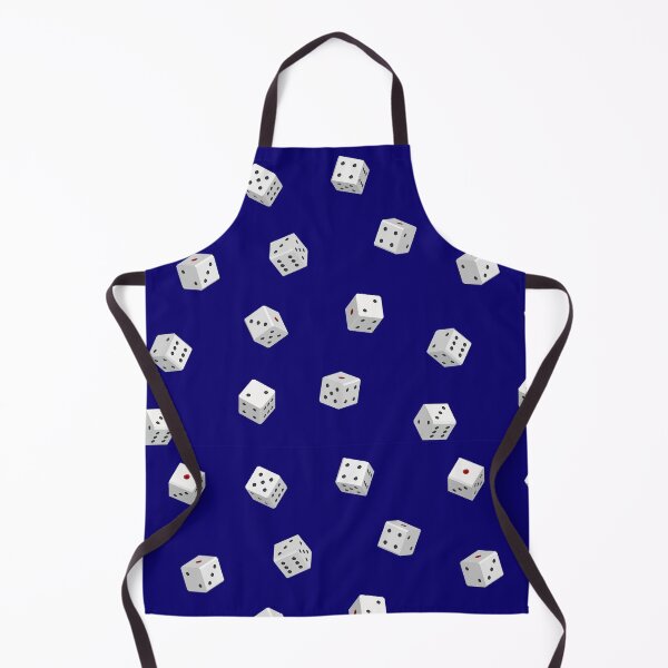 Item preview, Falling gaming dice pattern blue designed and sold by RaionKeiji.