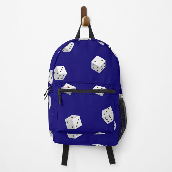 Item preview, Falling gaming dice pattern blue designed and sold by RaionKeiji.