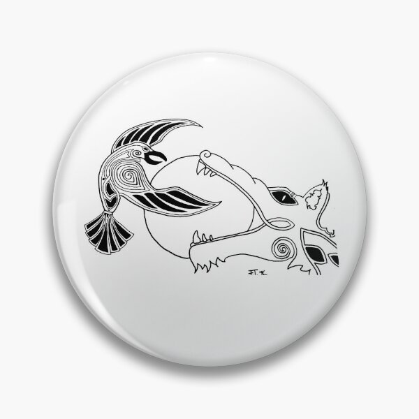 Item preview, Fenrir and Munin designed and sold by q-paws.