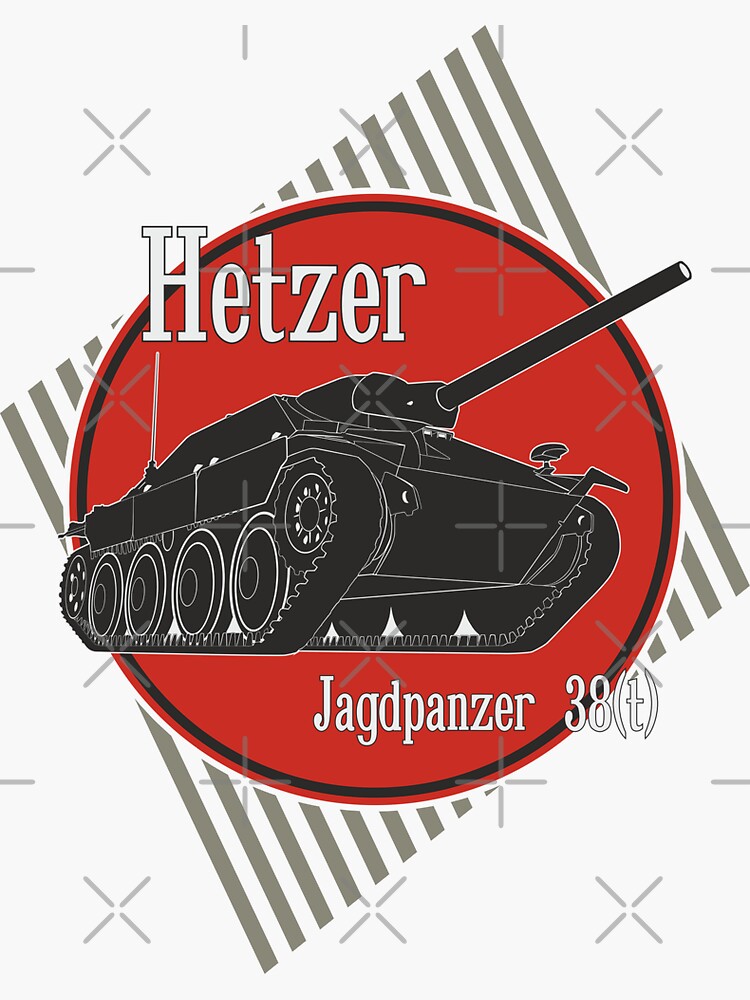 Sticker for Sale avec l uvre Chasseur de chars allemand Hetzer