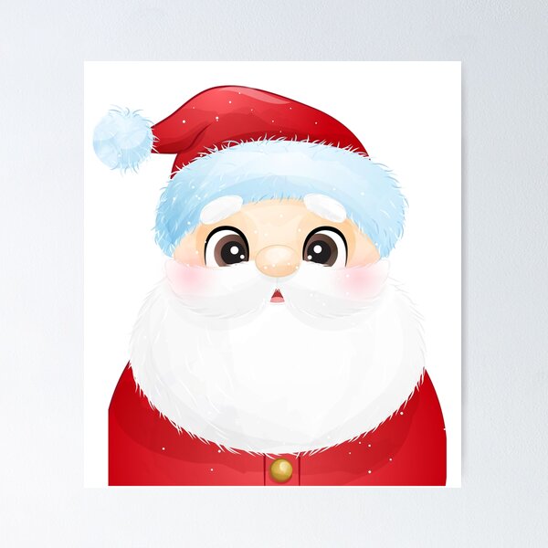 Item preview, Cute Santa Claus | Merry Christmas  designed and sold by hatty16.