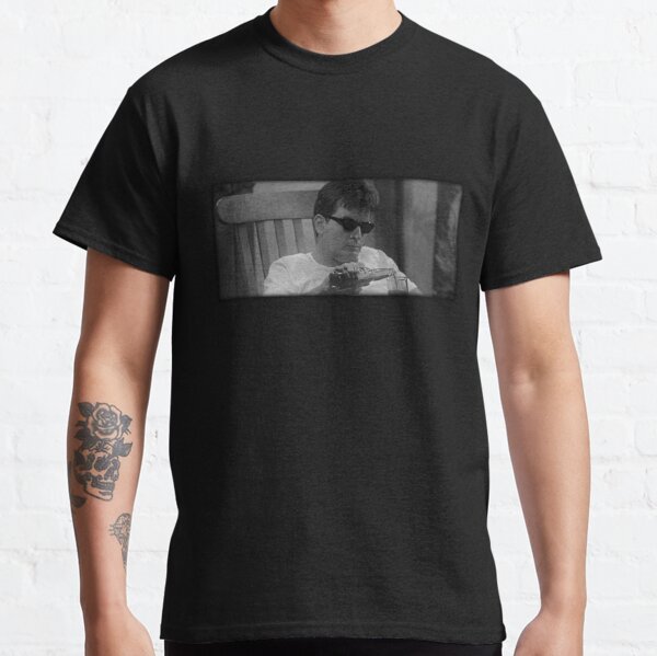 Charlie Sheen Black White T Shirt By Cruento Redbubble