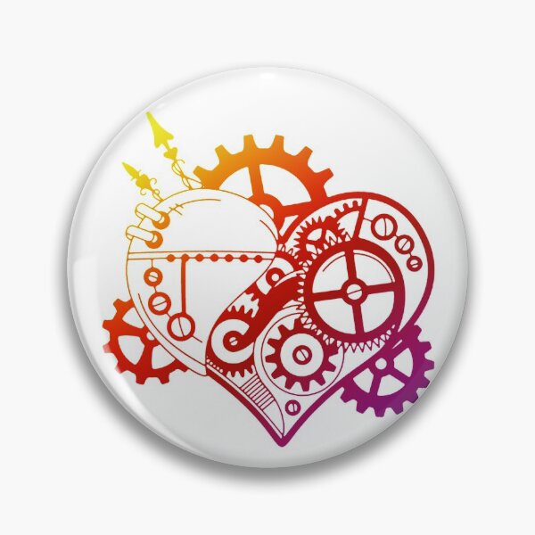 Item preview, Steampunk heart designed and sold by InstaEtchStudio.