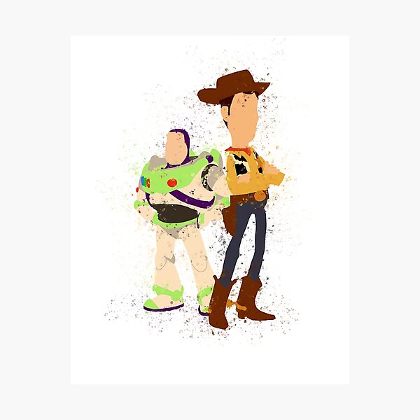 Woody and Buzz Photographic Print
