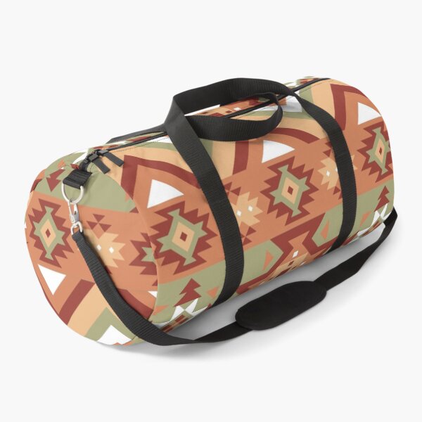 Aztec geometric pattern Duffle Bag