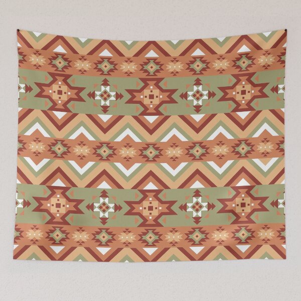 Item preview, Aztec geometric pattern designed and sold by onemoremask.