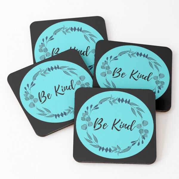 Item preview, Be kind wreath aqua designed and sold by VondasCreations.