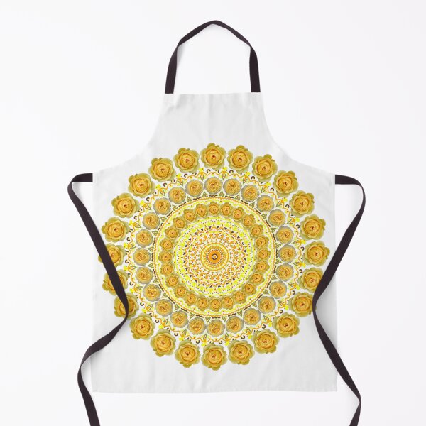 Item preview, Yellow Rose Mandala designed and sold by TeeandToast.