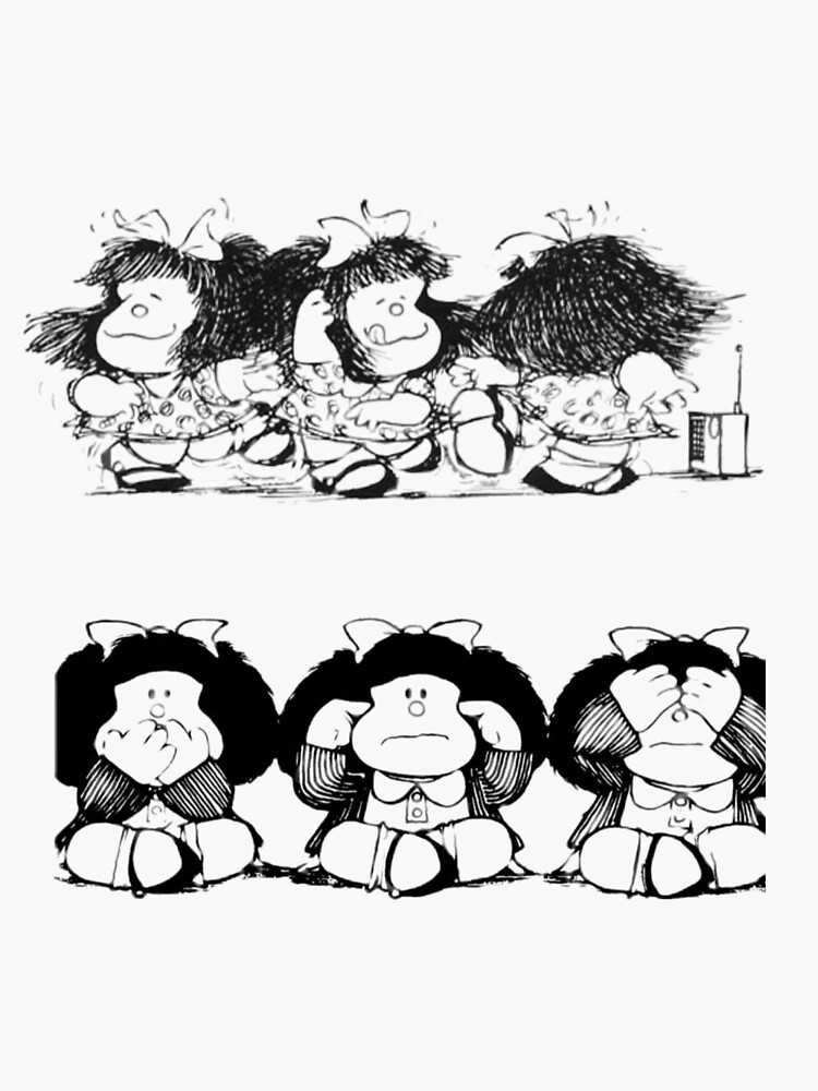 Mafalda Quino Comics Poster for Sale by Elena Bee