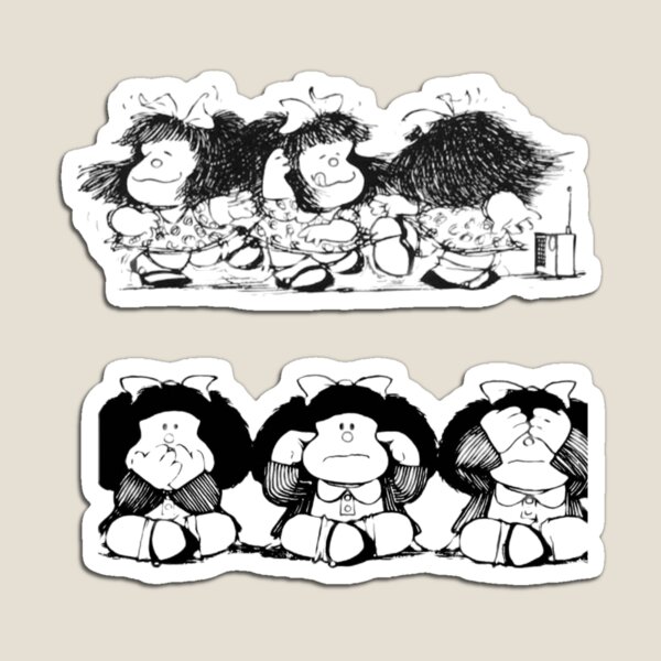Item preview, Mafalda Quino Comics designed and sold by Elena's Shop.