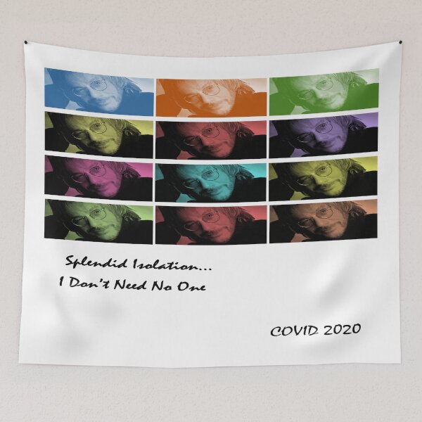 Item preview, Warren Zevon COVID-19 Splendid Isolation designed and sold by robinhoodcomic.