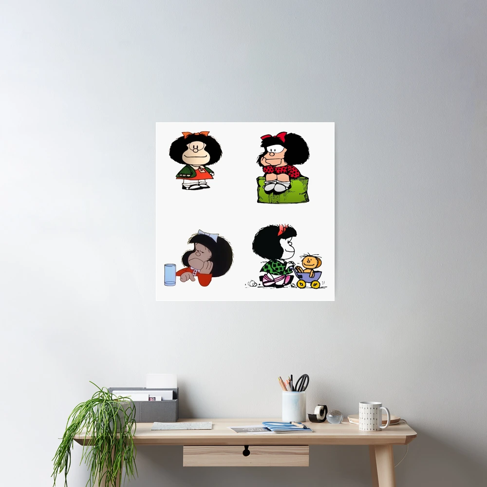 Mafalda Quino Comics Poster for Sale by Elena Bee