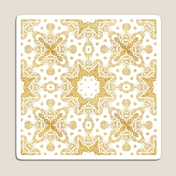 Item preview, Golden pattern designed and sold by MandalaFlowerArt.