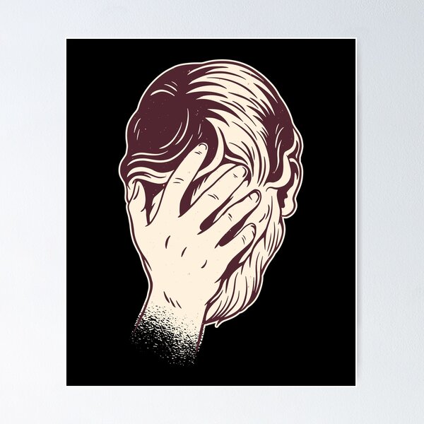 Item preview, Facepalm Memes designed and sold by DavinciStore21.