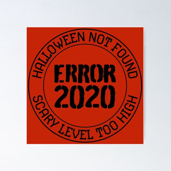 Item preview, No costume this year 2020 is scary enough - error 404, halloween not found - last minute halloween costume designed and sold by LookFrog.