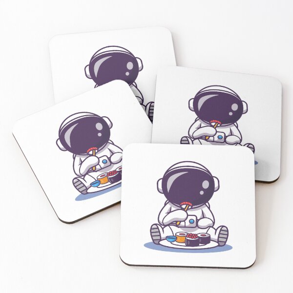 Item preview, Astronaut eating sushi designed and sold by Brendsy.