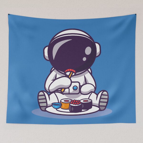 Item preview, Astronaut eating sushi designed and sold by Brendsy.