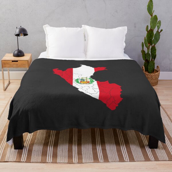 Item preview, Peru Flag Map with regions designed and sold by Alo.