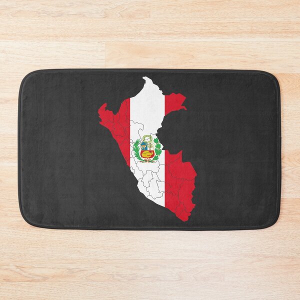 Item preview, Peru Flag Map with regions designed and sold by Alo.