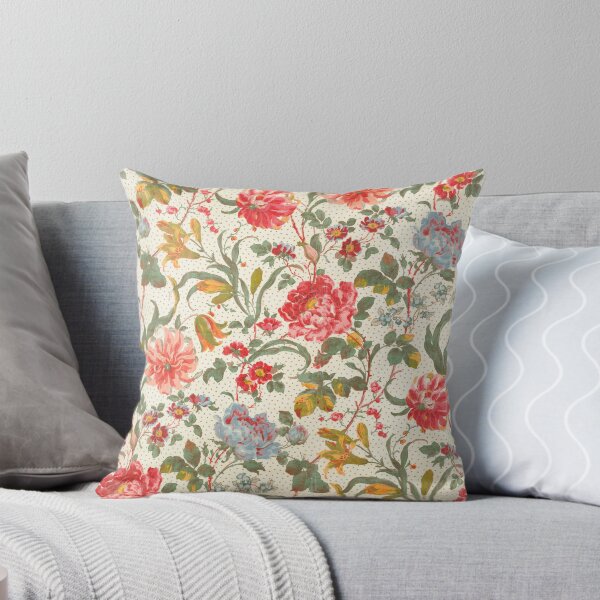 Item preview, Tiger Lily Vintage Chintz Floral Pattern designed and sold by Vintage Wall Art.