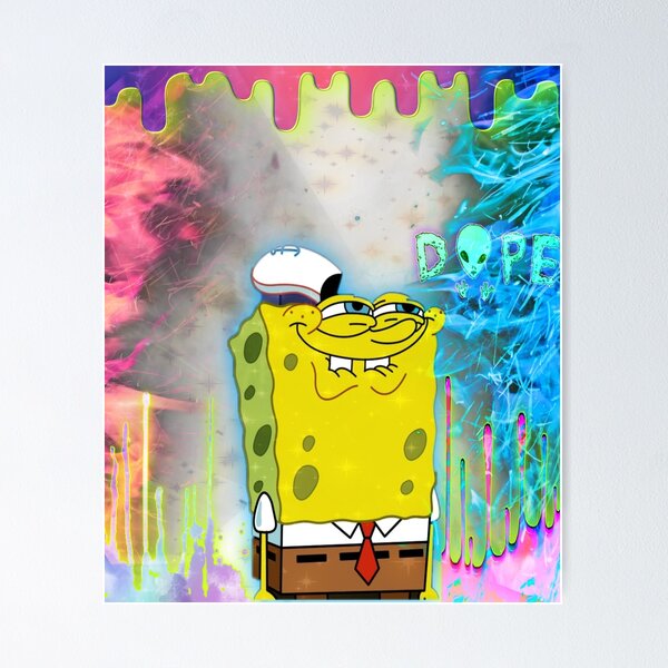 Aperçu de l'œuvre Spongebob drippy créée et vendue par MickArt.