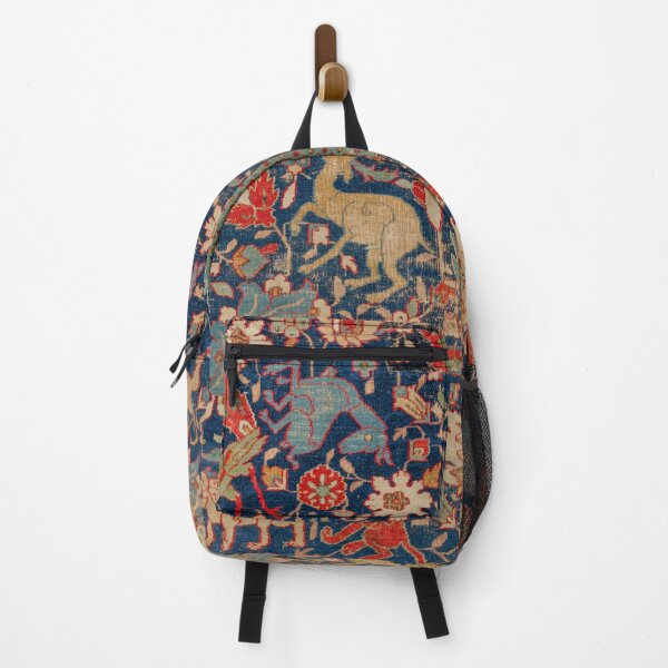 Item preview, 17th Century Persian Rug Print with Animals designed and sold by Vintage Wall Art.