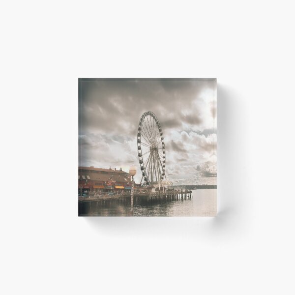 Item preview, Seattle Dock Ferris Wheel designed and sold by JLPhotographer.