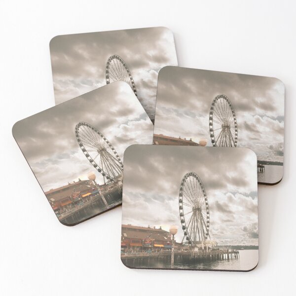 Item preview, Seattle Dock Ferris Wheel designed and sold by JLPhotographer.