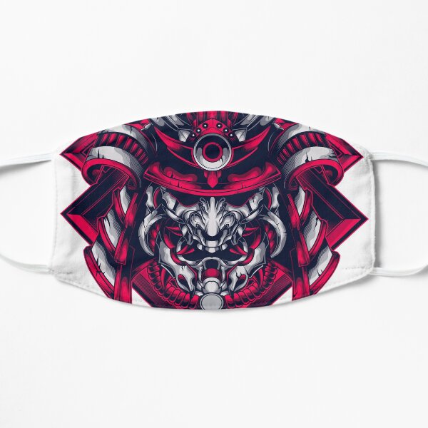 Samurai Warrior Mask Flat Mask