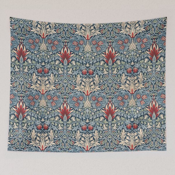 Item preview, Snakeshead William Morris Textile Pattern designed and sold by Vintage Wall Art.