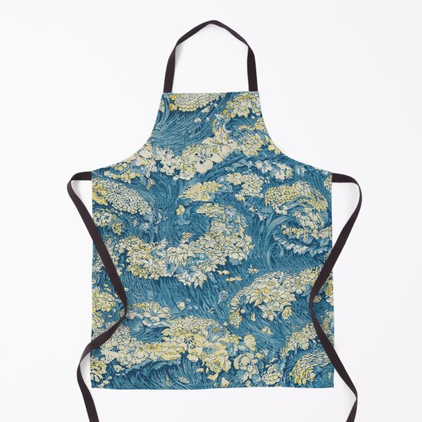 Item preview, Floral Sea Design - Vintage Textile Print by Arthur Silver, 1894 designed and sold by Vintage Wall Art.