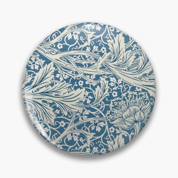 Item preview, Arcadia Blue and White Floral Pattern, May Morris, 1829 designed and sold by Vintage Wall Art.