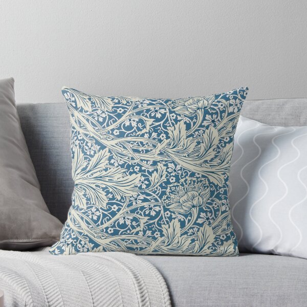 Item preview, Arcadia Blue and White Floral Pattern, May Morris, 1829 designed and sold by Vintage Wall Art.