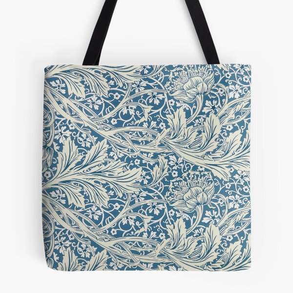 Item preview, Arcadia Blue and White Floral Pattern, May Morris, 1829 designed and sold by Vintage Wall Art.