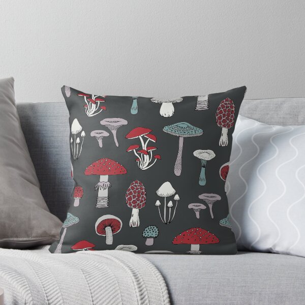 Item preview, Midnight Mushrooms - fun fungus pattern by Cecca Designs designed and sold by Cecca-Designs.