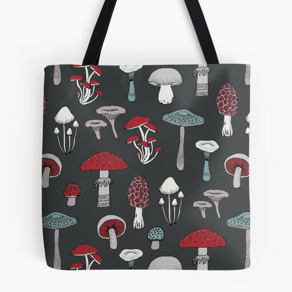 Item preview, Midnight Mushrooms - fun fungus pattern by Cecca Designs designed and sold by Cecca-Designs.