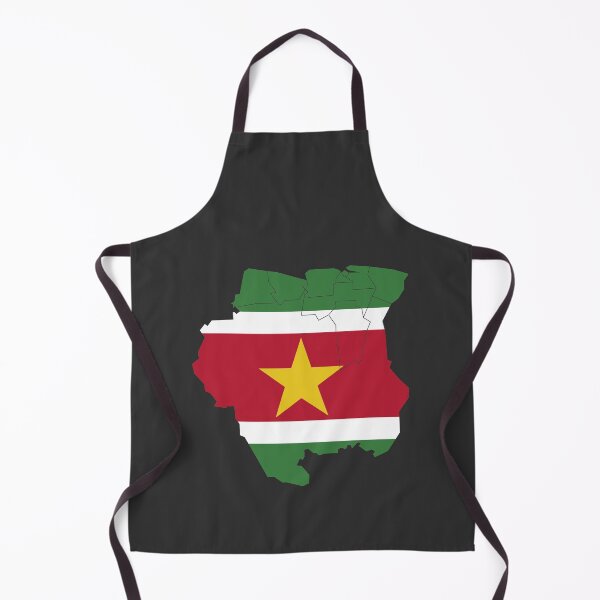 Item preview, Suriname Flag Map with regions designed and sold by Alo.