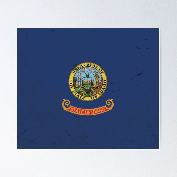 Item preview, Idaho Flag Wall designed and sold by TRowanDesign.
