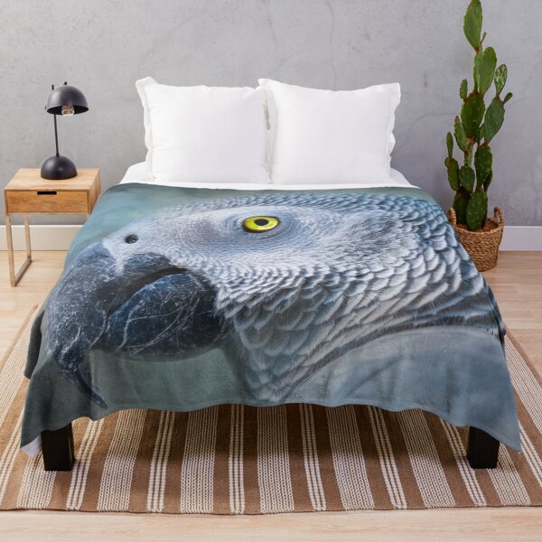 Item preview, African Grey Parrot Portrait designed and sold by Elisabeth Lucas.