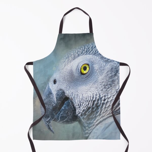 Item preview, African Grey Parrot Portrait designed and sold by Elisabeth Lucas.